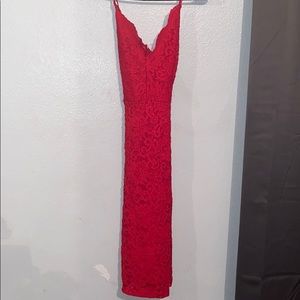 Red Lace dress